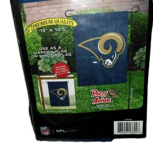 St. Louis Rams Mini Garden Embroidered Flag 15 X 10.5 Inches New Nfl
